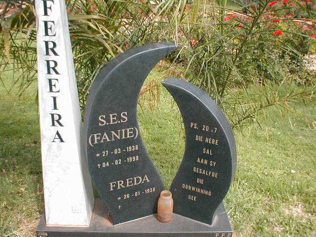 FERREIRA S.E.S. 1938-1998 &amp; Freda 1938-