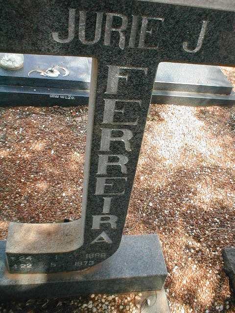 FERREIRA Jurie J. 1888-1973