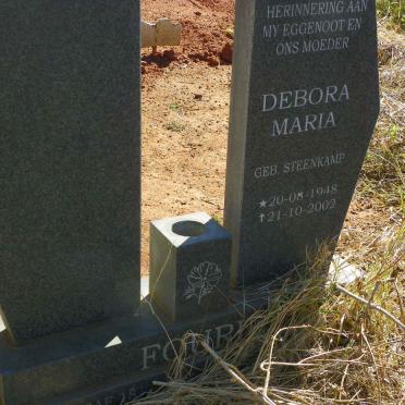 FOURIE Debora Maria nee STEENKAMP 1948-2002