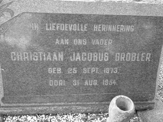 GROBLER Christiaan Jacobus 1873-1954