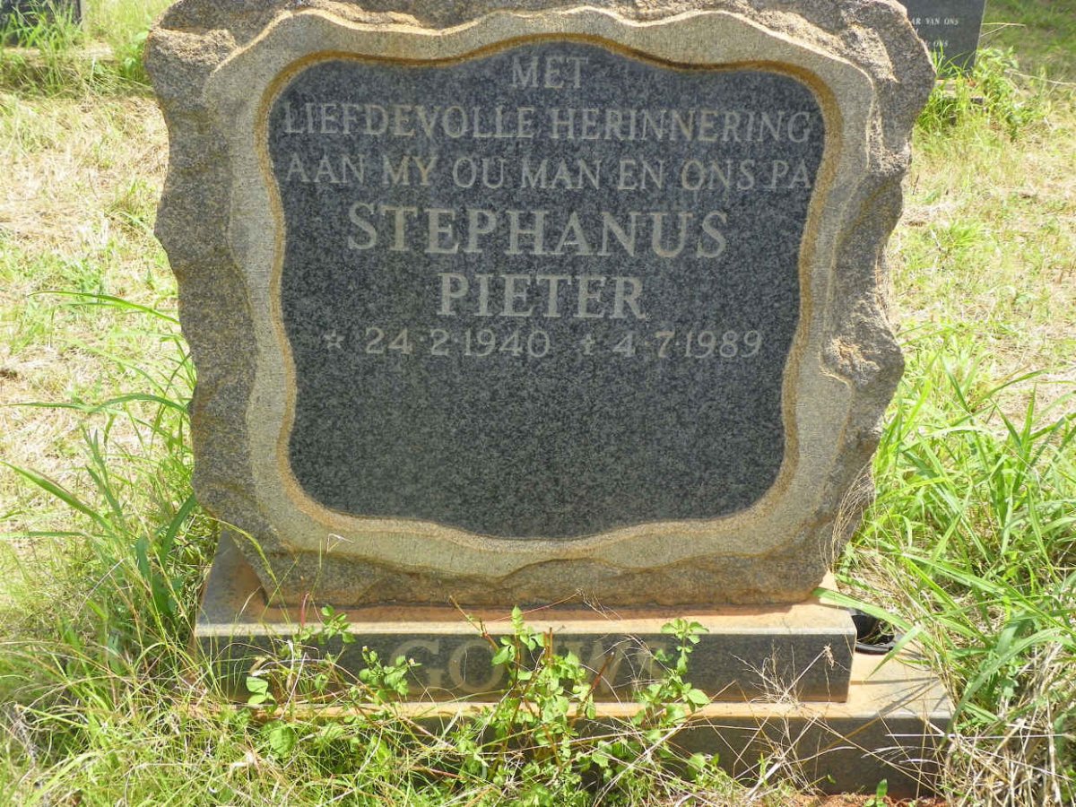 GOUWS Stephanus Pieter 1940-1989