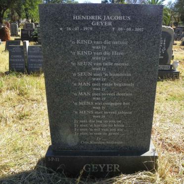 GEYER Hendrik Jacobus 1979-2002