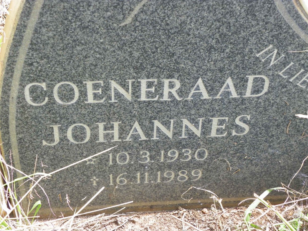 GROENEWALD Coeneraad Johannes 1930-1989 &amp; Hermina Hendrika 1935-