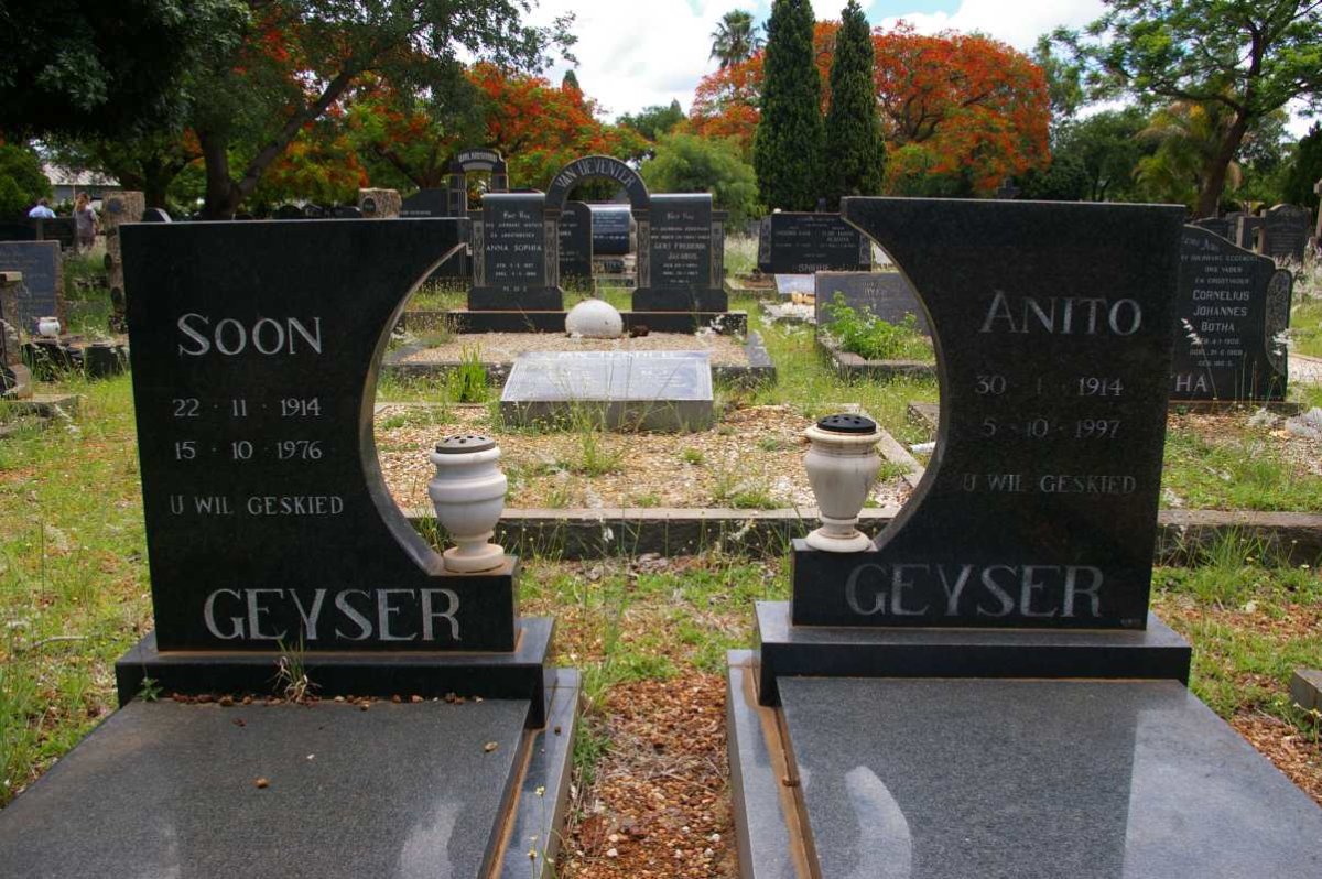GEYSER Soon 1914-1976 &amp; Anito 1914-1997