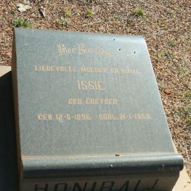 HONIBALL Issie nee COETSER 1896-1969