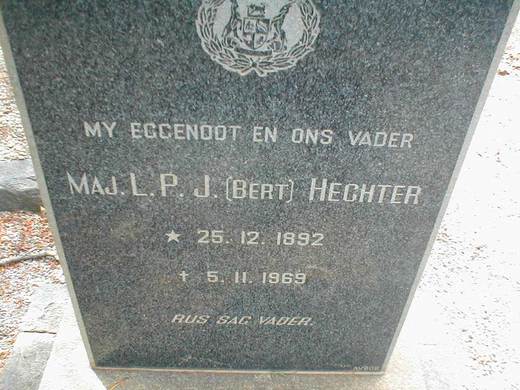 HECHTER L.P.J. 1892-1969