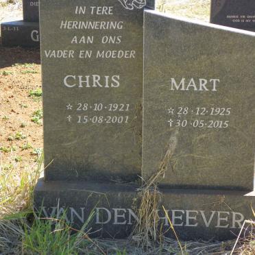 HEEVER Chris, van den 1921-2001 & Mart 1925-2015