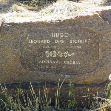 HUGO Leonard Dirk Stofberg 1922-2000 & Adriana Cecilia 1945-