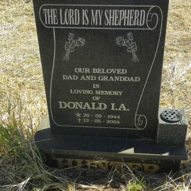 HUNTER Donald I.A. 1944-2004