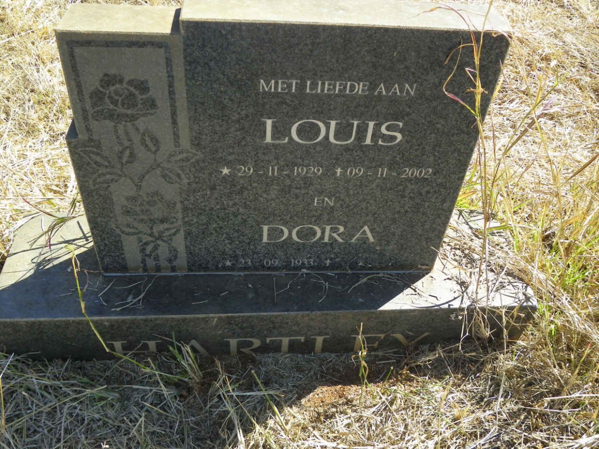 HARTLEY Louis 1929-2002 & Dora 1933-