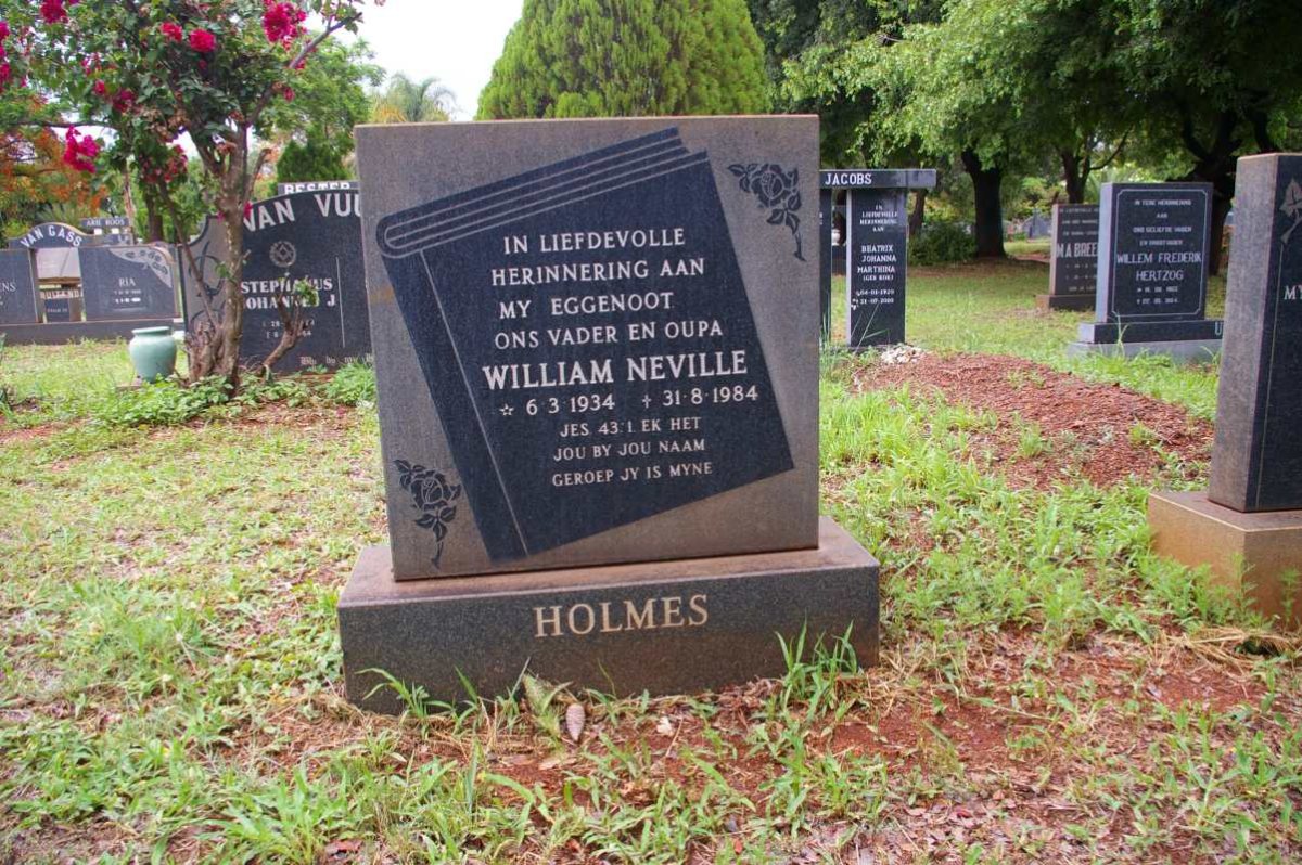 HOLMES William Neville 1934-1984
