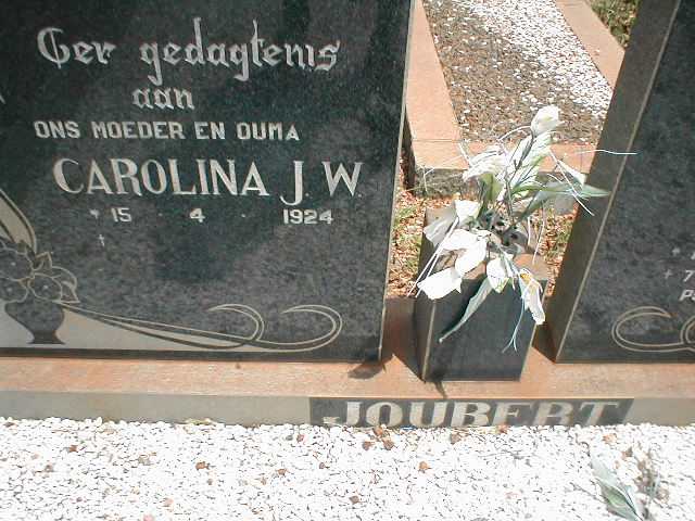 JOUBERT Daniel 1922-1973 & Carolina J.W. 1924 _2