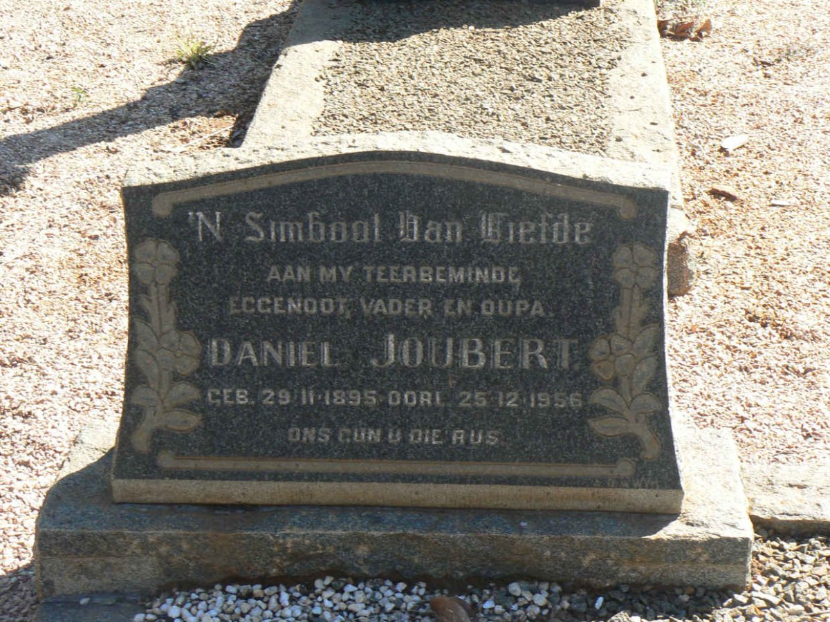 JOUBERT Daniel 1895-1956