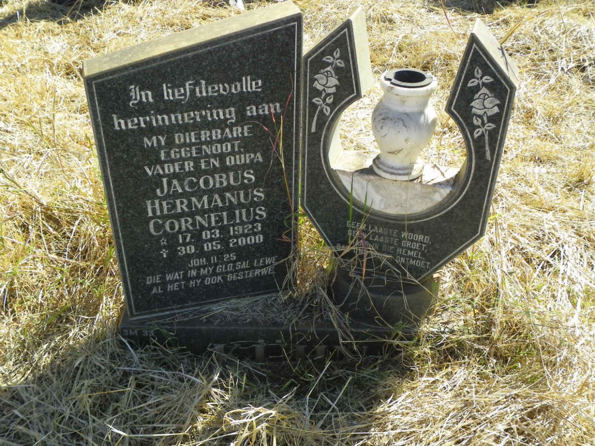 KUHN Jacobus Hermanus Cornelius 1923-2000
