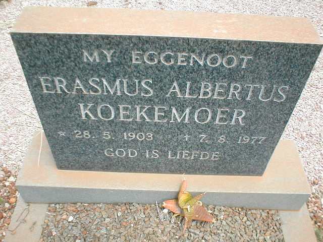 KOEKEMOER Erasmus Albertus 1903-1977