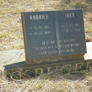 KRUGER Andries 1911-1999 & Joey 1917-1998