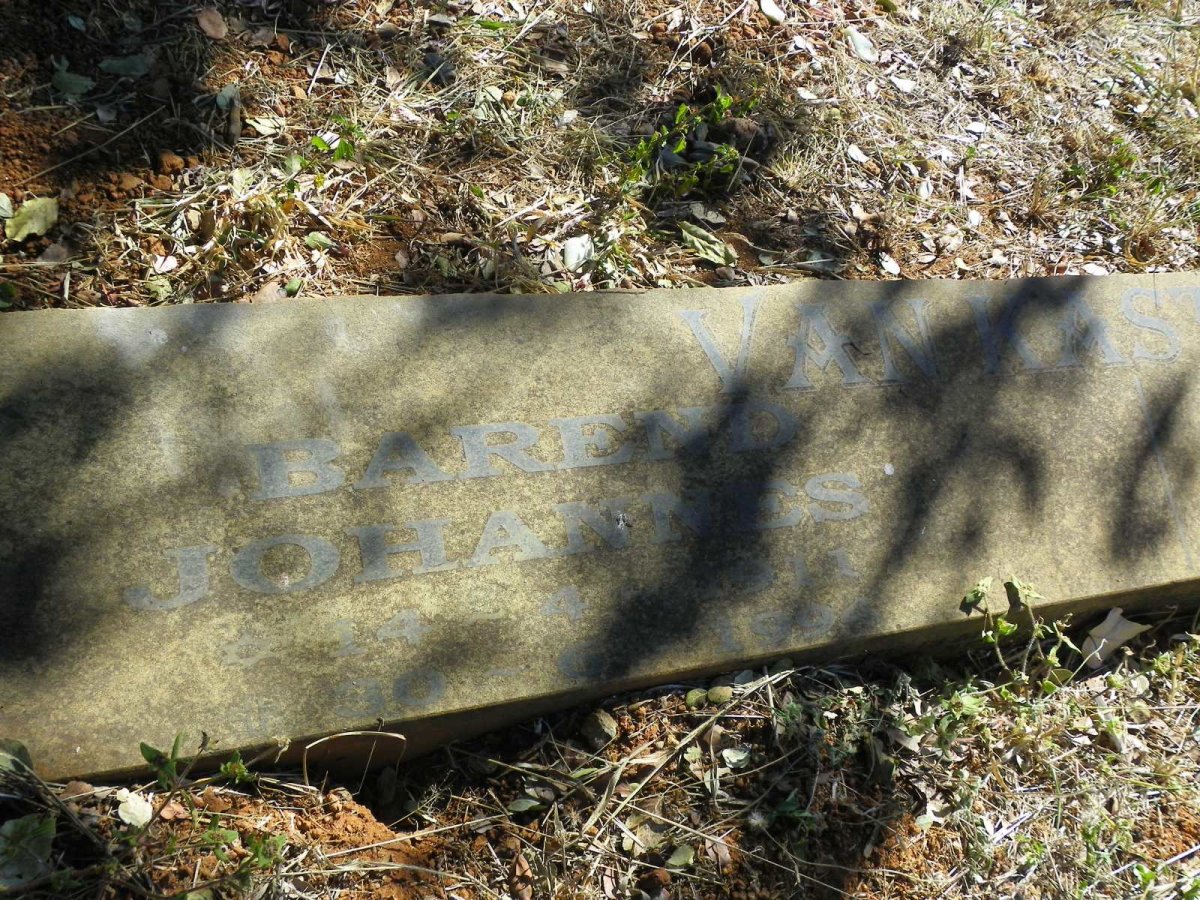 KASTEROP Barend Johannes, van 1911-1994 &amp; Hester Sophia Elizabeth 1915-1995