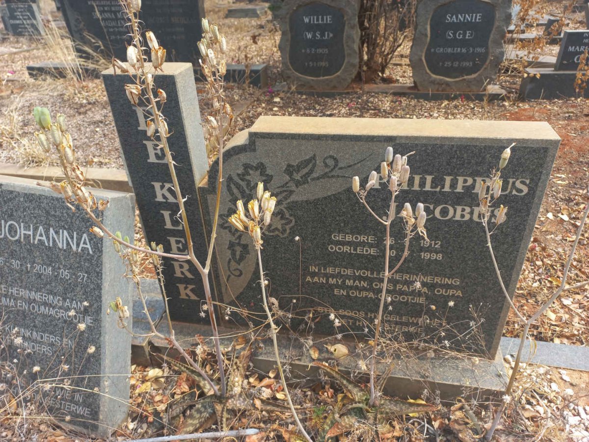 KLERK Philippus Jacobus, de 1912-1998 &amp; Johanna 1915-2004