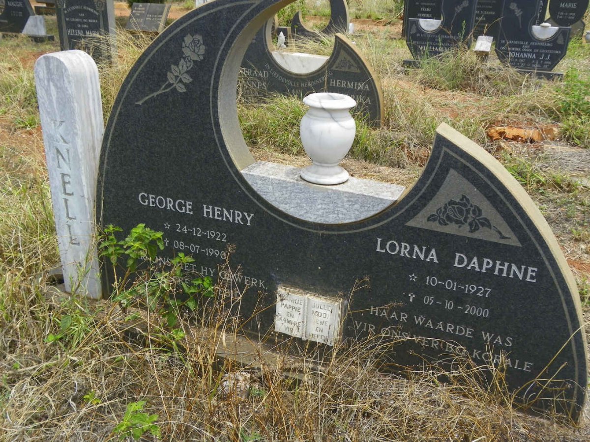 KNELL George Henry 1922-1990 &amp; Lorna Daphne 1927-2000