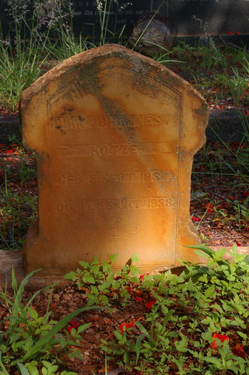KOTZE Dirk Johannes 1937-1938