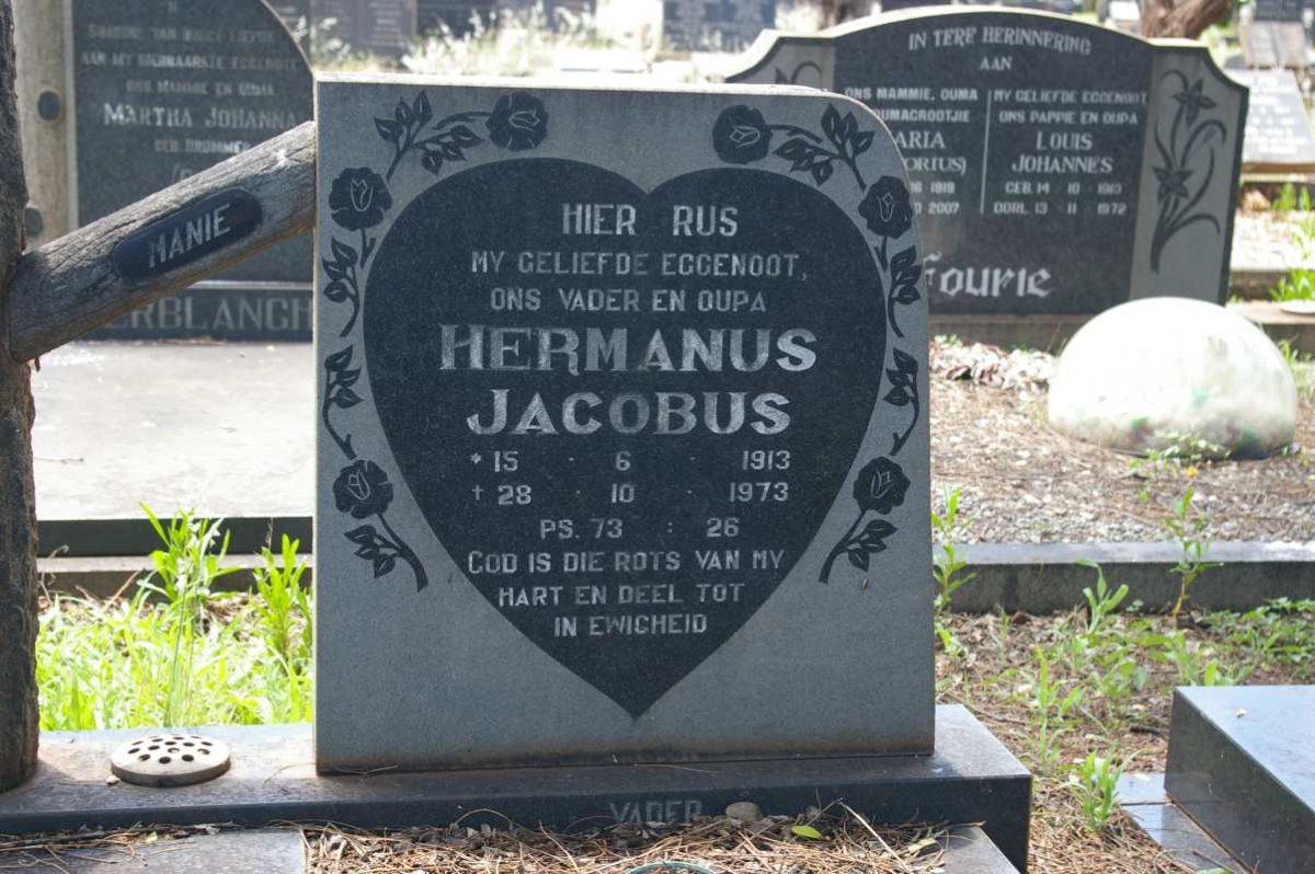 KRIEL Hermanus Jacobus 1913-1973 &amp; Hermina Johanna 1913-2002