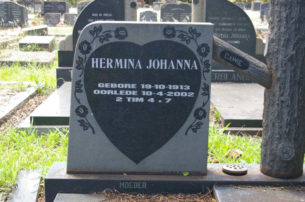 KRIEL Hermanus Jacobus 1913-1973 &amp; Hermina Johanna 1913-2002