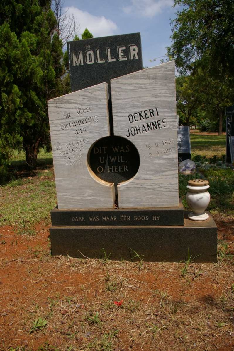 MOLLER Ockert Johannes 1955-1986