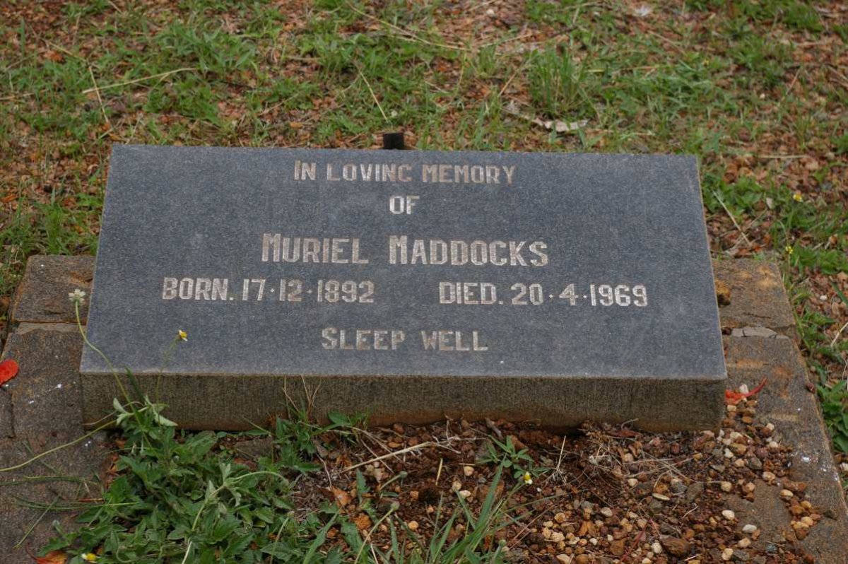 MADDOCKS Muriel 1892-1969