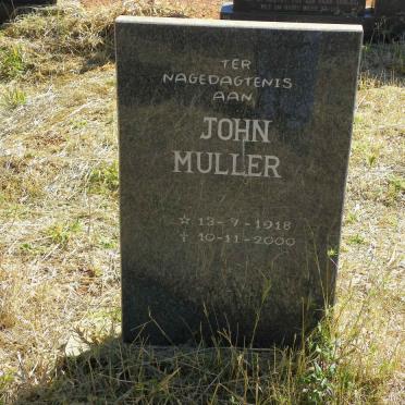 MULLER John 1918-2000