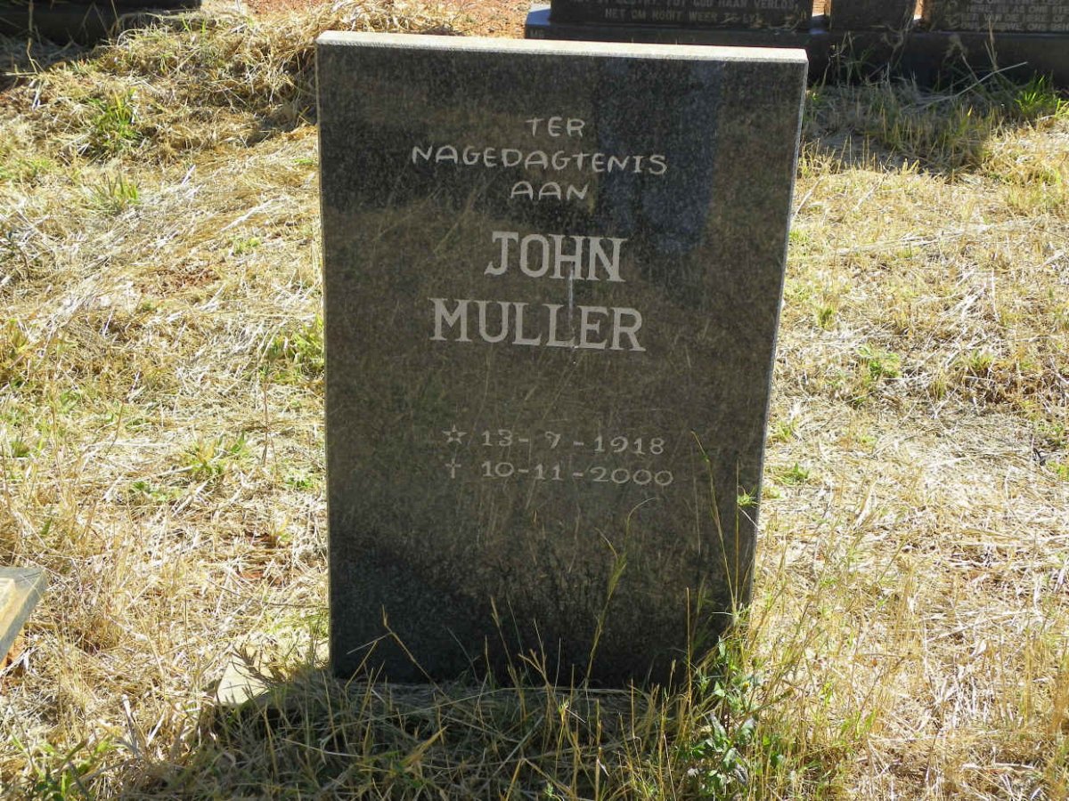 MULLER John 1918-2000