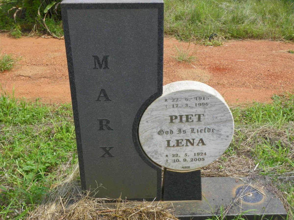MARX Piet 1915-1996 &amp; Lena 1924-2005