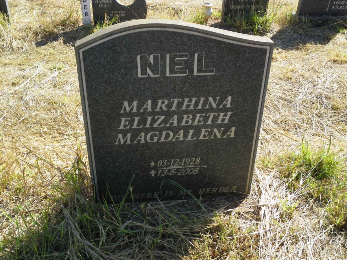 NEL Marthina Elizabeth Magdalena 1928-2006
