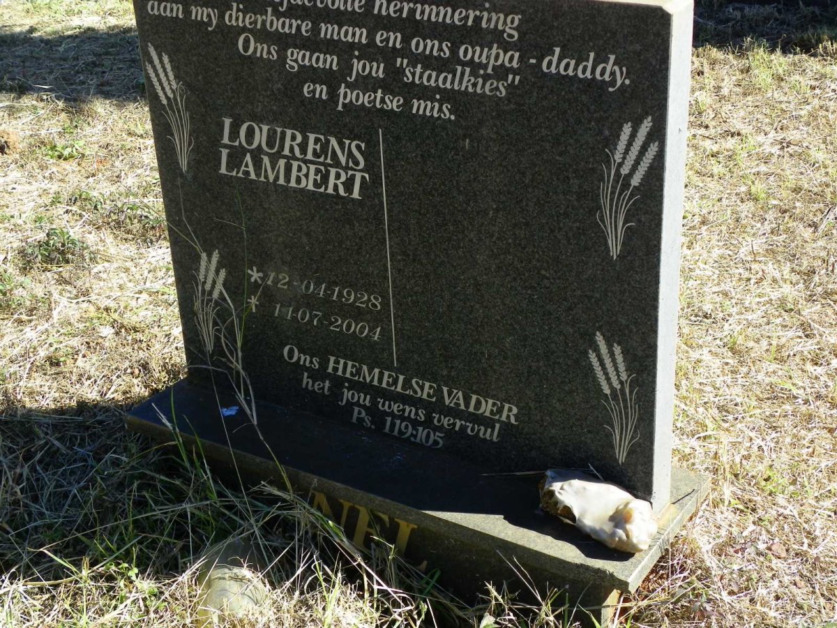 NEL Lourens Lambert 1928-2004