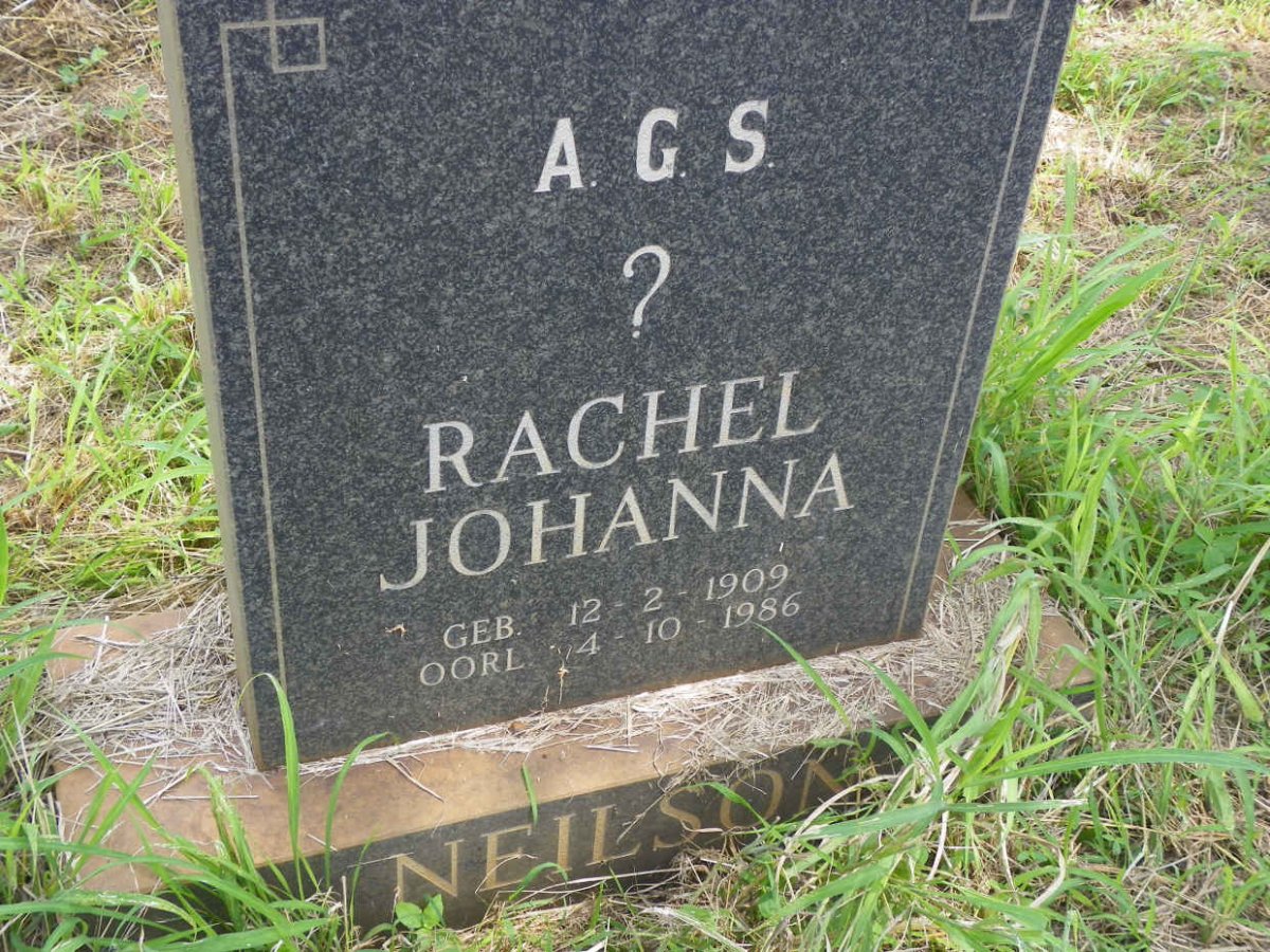 NEILSON Rachel Johanna 1909-1986