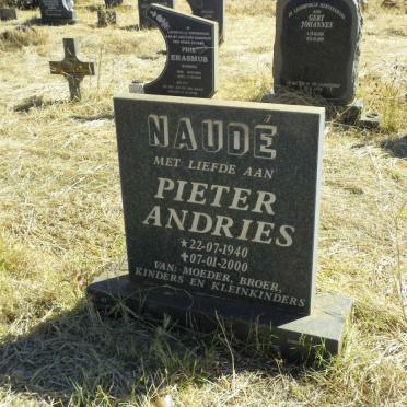 NAUDE Pieter Andries 1940-2000
