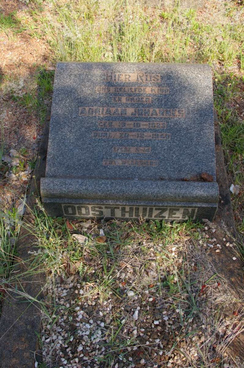 OOSTHUIZEN Adriaan Johannes 1923-1948