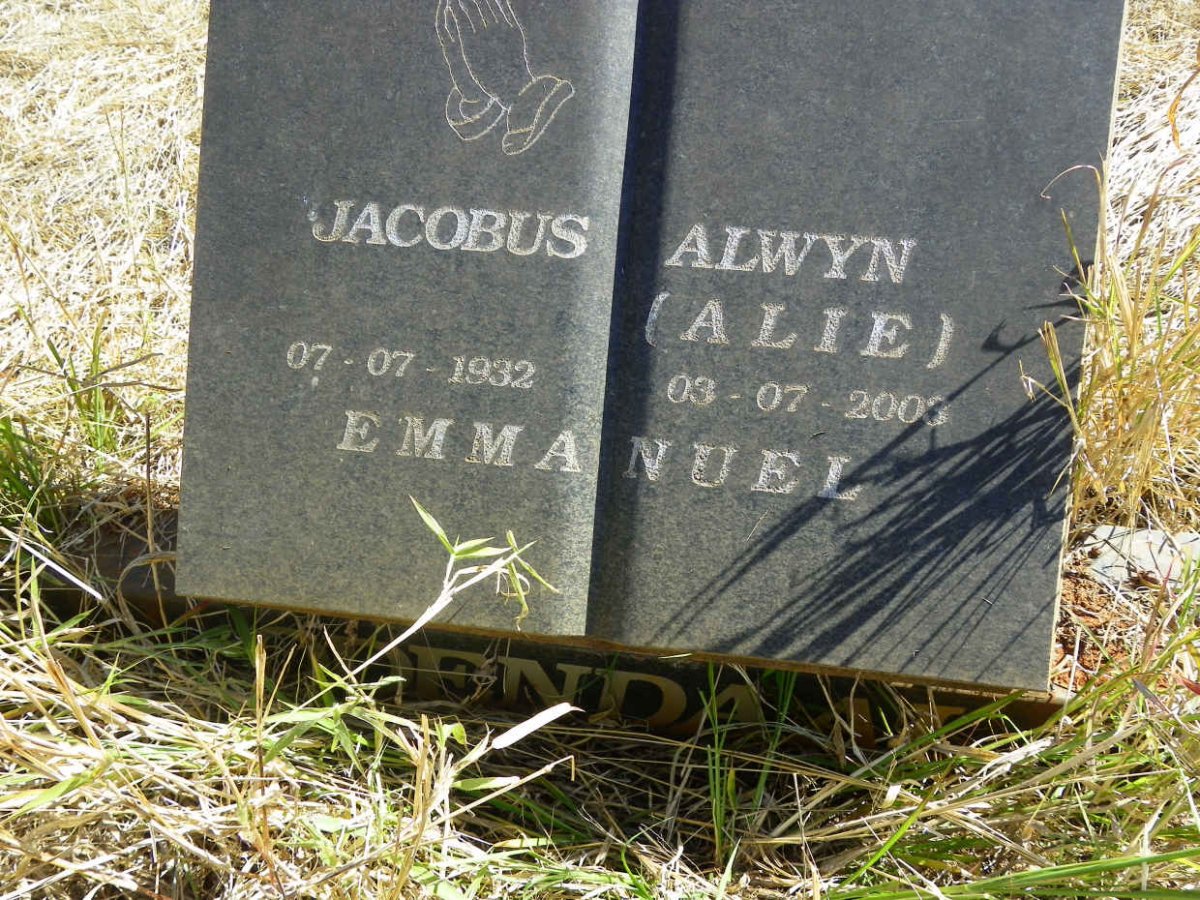 ODENDAAL Jacobus Alwyn 1932-2003