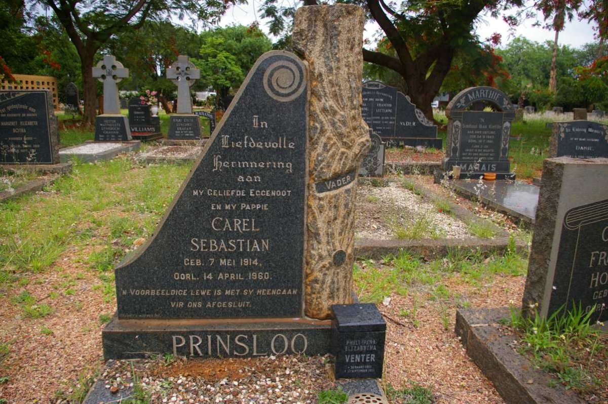 PRINSLOO Carel Sebastian 1914-1960 & Philippina Elizabetha VENTER 1922-2011 _1