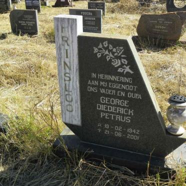 PRINSLOO George Diederick Petrus 1942-2001