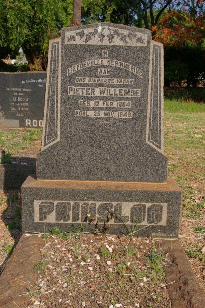 PRINSLOO Pieter Willemse 1864-1949