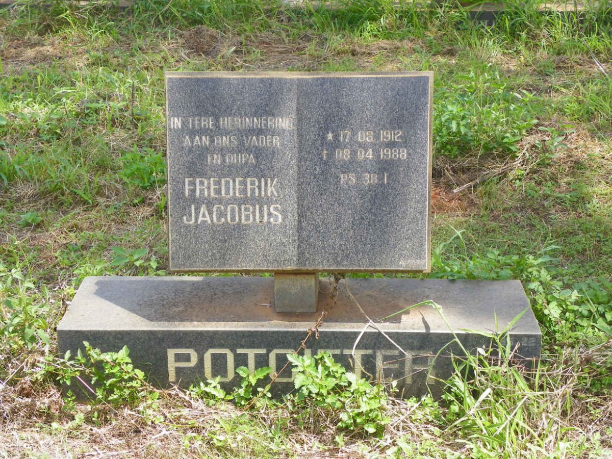 POTGIETER Frederik Jacobus 1912-1988
