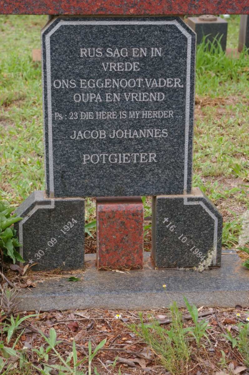 POTGIETER Jacob Johannes 1924-1984