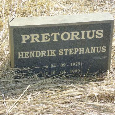 PRETORIUS Hendrik Stephanus 1929-1999
