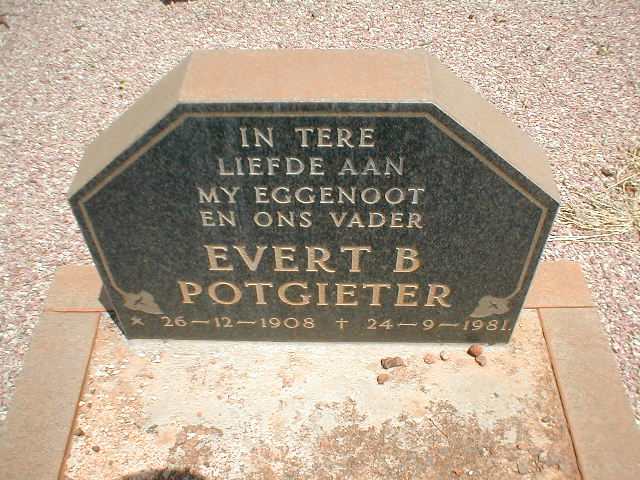 POTGIETER Evert B. 1908-1981