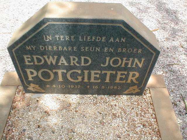 POTGIETER Edward John 1937-1982