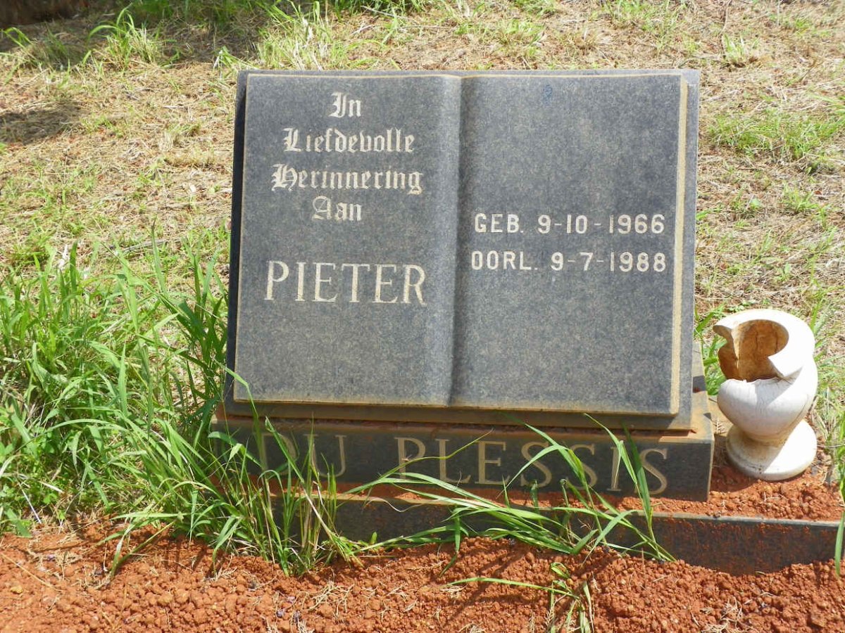 PLESSIS Pieter, du 1966-1988
