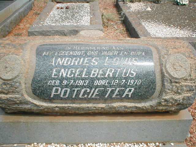 POTGIETER Andries Louis Engelbertus 1913-1970