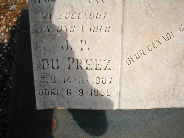 PREEZ J.P., du 1907-1969