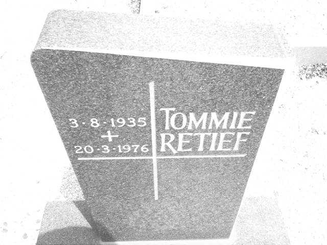 RETIEF Tommie 1935-1976
