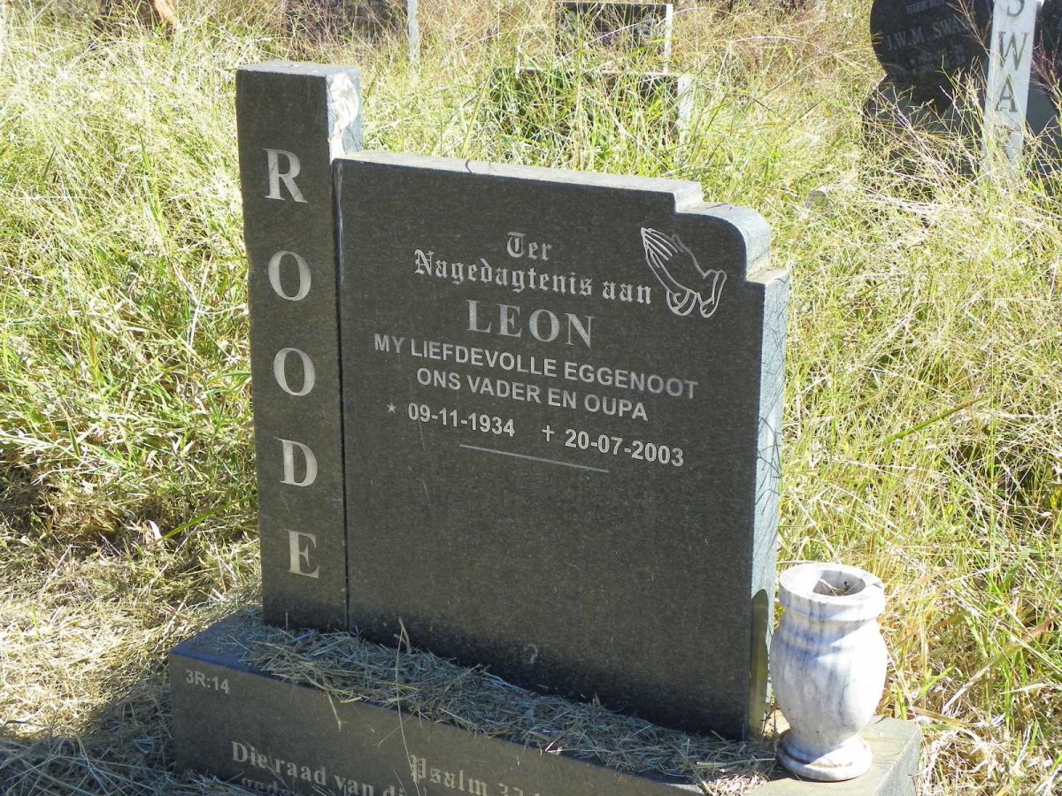 ROODE Leon 1934-2003